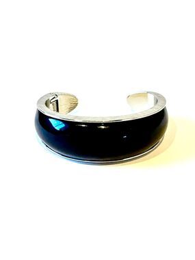 CHICO’s ‘Riva’ Silver & Black Cuff Bracelet | NWT